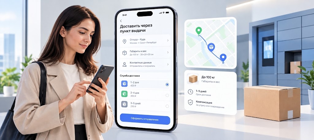 Авито Услуги и&nbsp;PIM Solutions запустили сервис отправки посылок между пунктами выдачи с&nbsp;выбором службы доставки